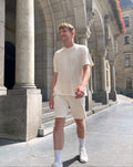 CHARLIE TERRY CLOTH MEN SHORT CREAM