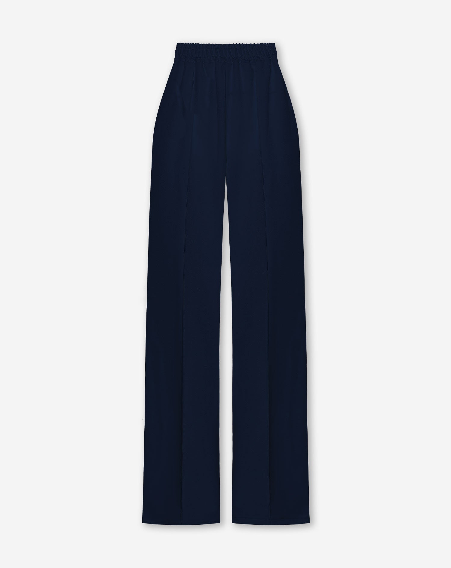 PINTUCK STRAIGHT LEG PANTALON PETITE NAVY