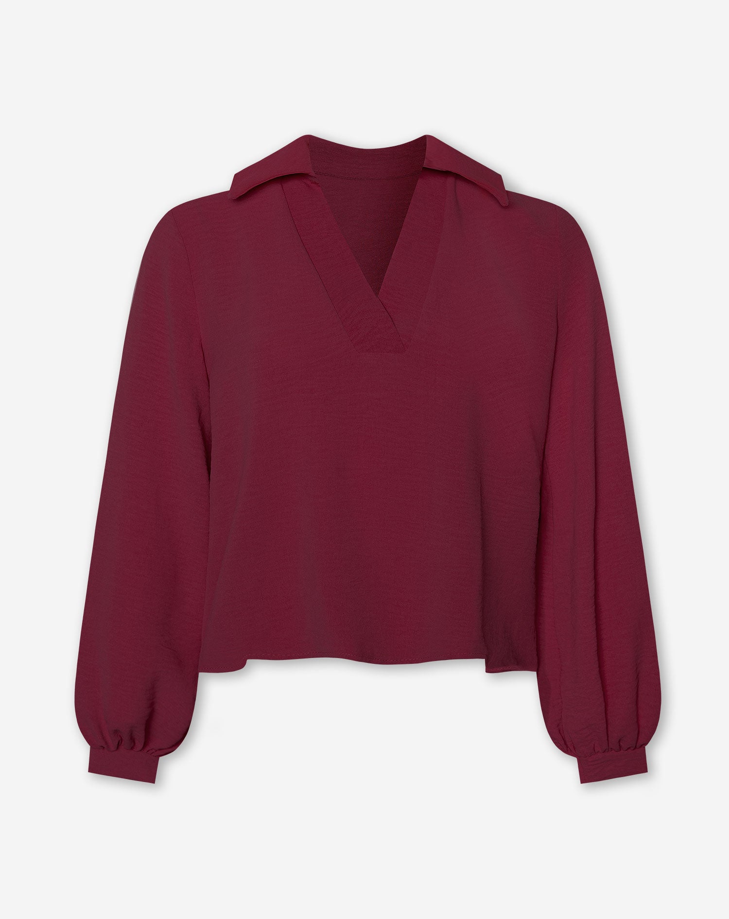 JULIE TOP BURGUNDY