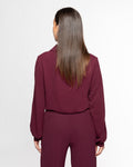 JULIE TOP BURGUNDY