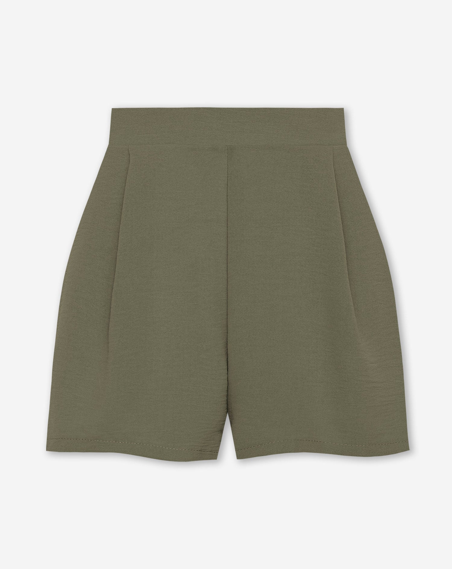 JULIE SHORTS LICHT OLIJFGROEN