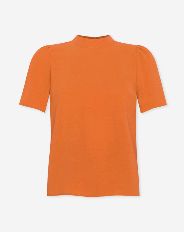 JULIE SHORT SLEEVE TOP ORANJE