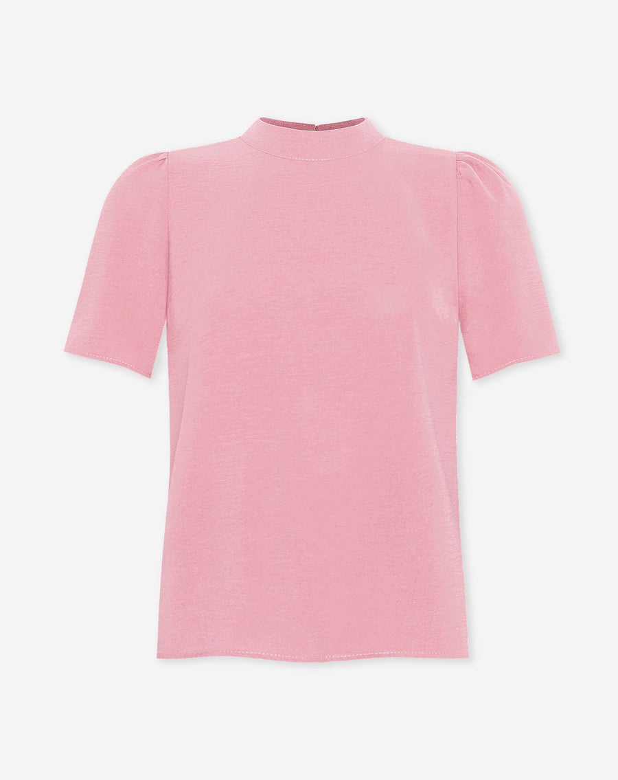JULIE SHORT SLEEVE TOP ZACHT ROZE