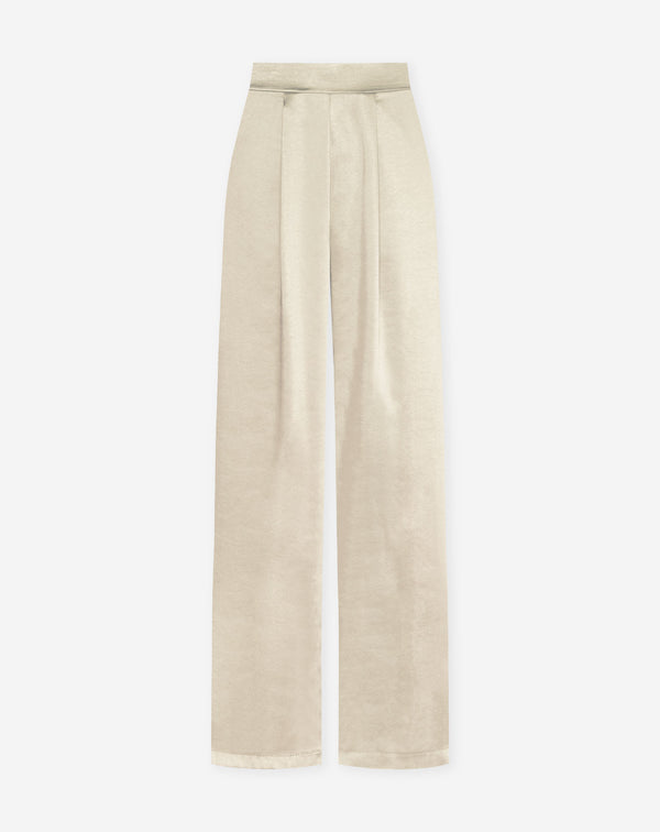 JULIE SATIN PANTALON BEIGE
