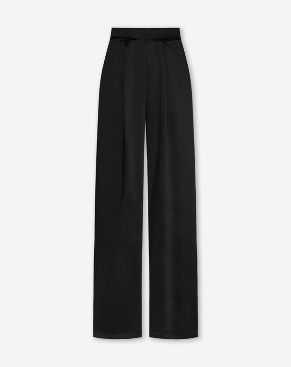 JULIE SATIN PANTALON ZWART