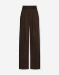 JULIE SATIN PANTALON TALL BROWN