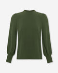 JULIE LONG SLEEVE TOP LEGERGROEN