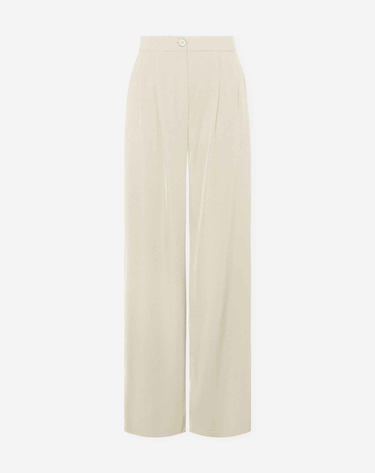 Pleated Trousers Beige