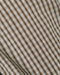 CHECK SMOCK BLOUSE BROWN