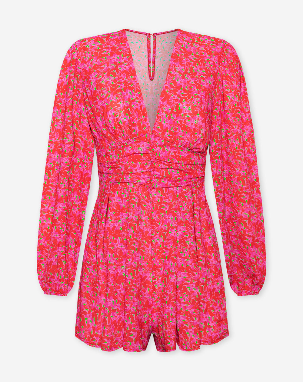 FLORA PLAYSUIT FLOWERS PINK Most Wanted