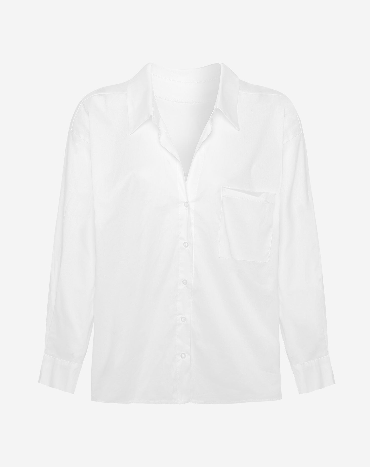 POPLIN OVERSIZED BLOUSE WHITE