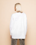 POPLIN OVERSIZED BLOUSE WHITE