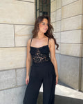 LIVY LACE TOP BLACK