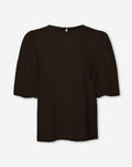 JULIE PUFF SLEEVE TOP CHOCOLADEBRUIN