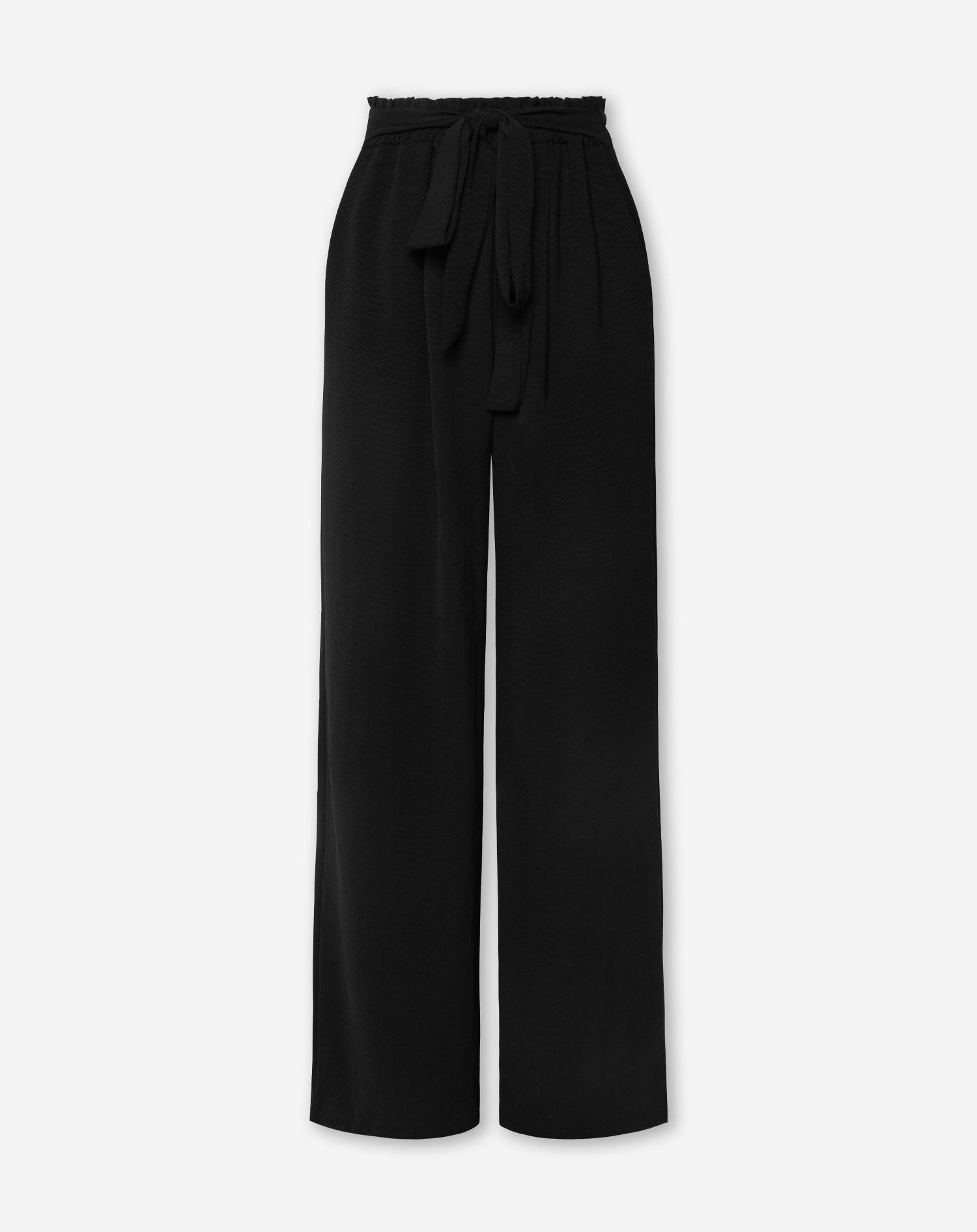 JULIE PAPERBAG TROUSERS TALL BLACK