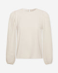 JULIE PUFF LONG SLEEVE TOP BEIGE