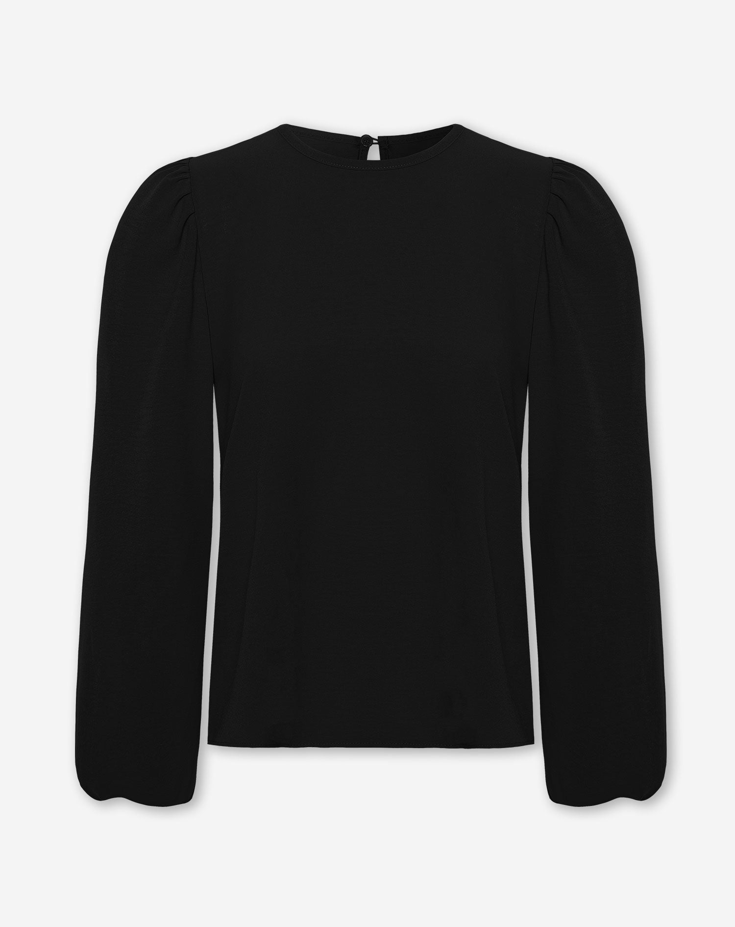 JULIE PUFF LONG SLEEVE TOP BLACK