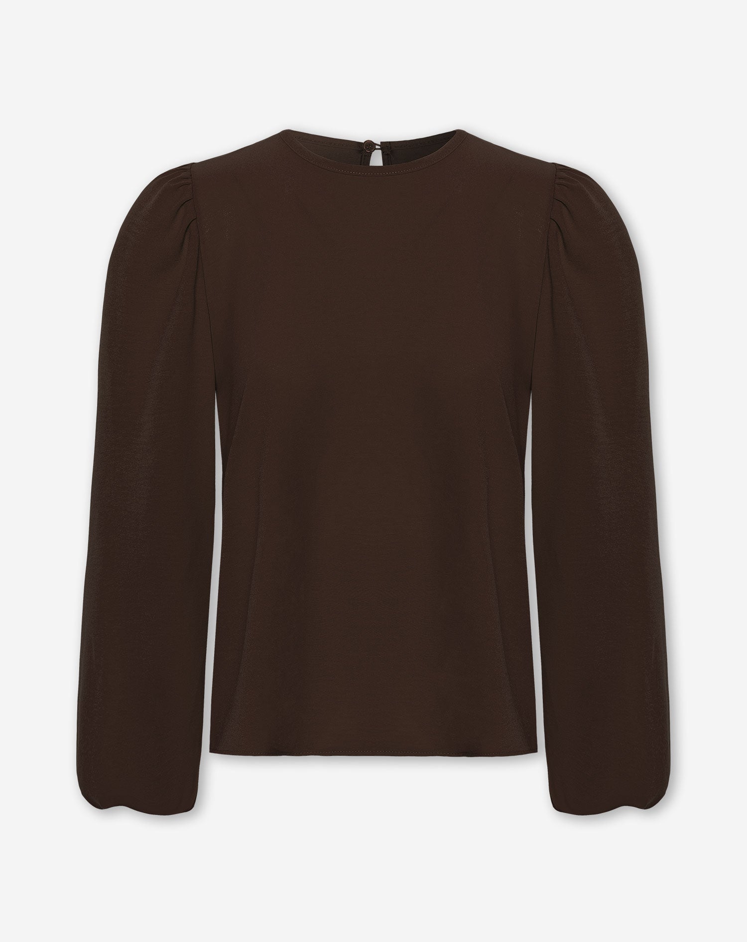 JULIE PUFF LONG SLEEVE TOP BRUIN