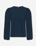 JULIE PUFF LONG SLEEVE TOP NAVY