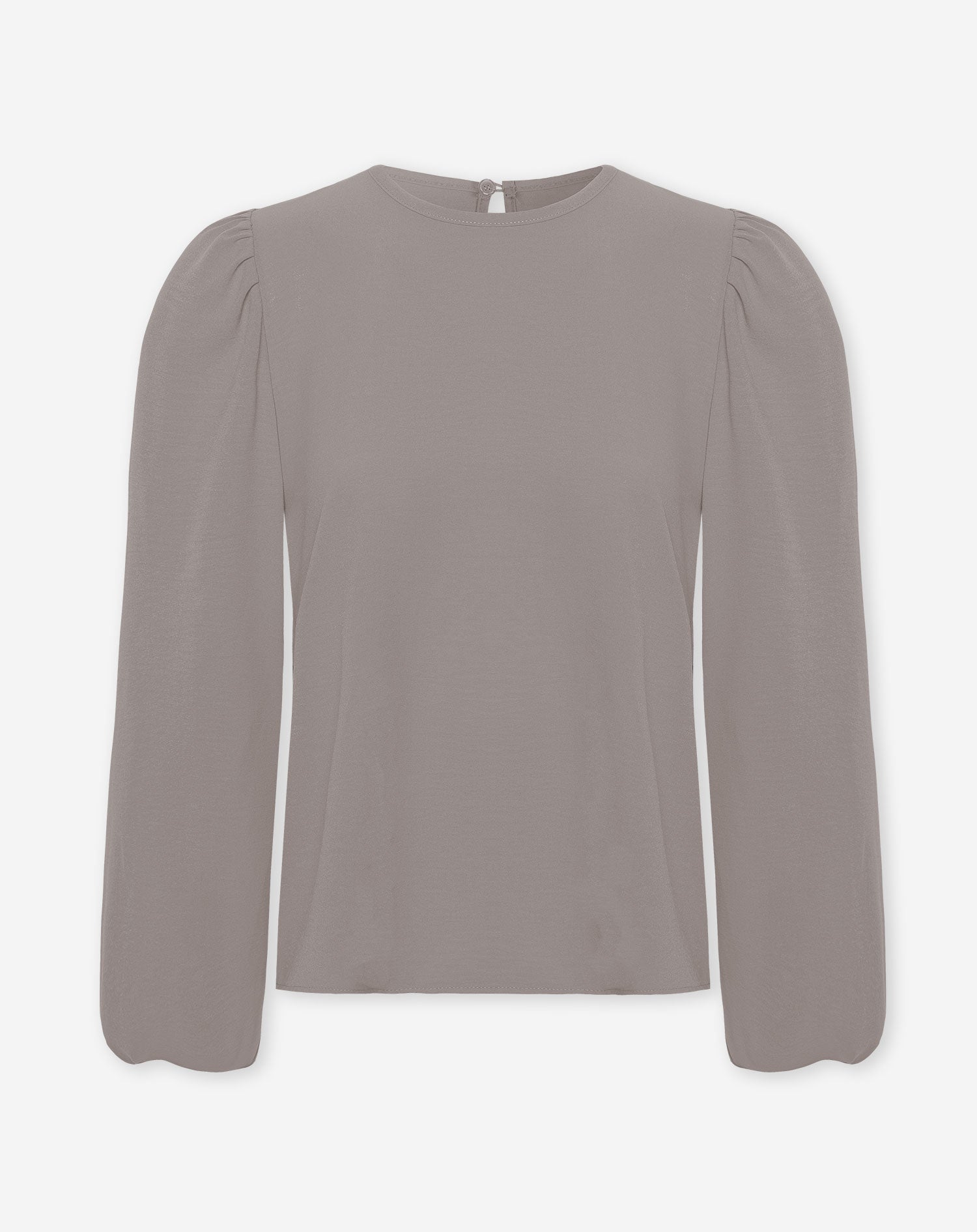 JULIE PUFF LONG SLEEVE TOP STONE