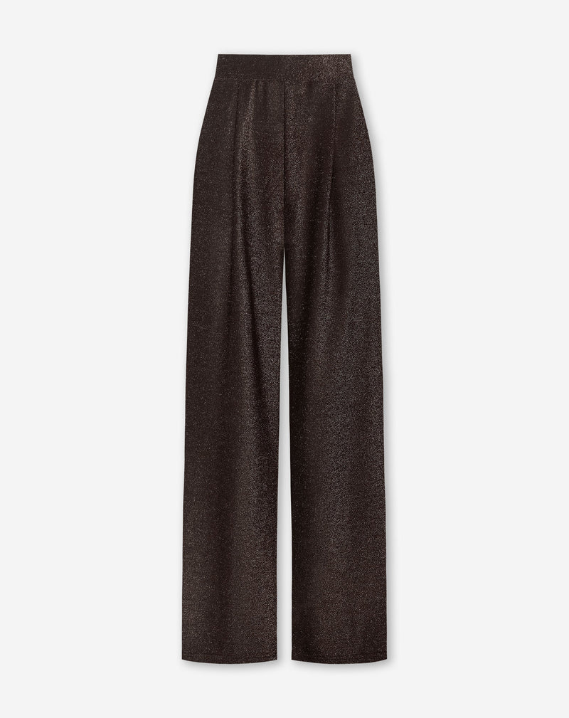 JULIE GLITTER PANTALON BRUIN