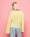CROCHET KNIT TOP BOTERGEEL