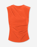 SOFIA RUCHED TOP ORANGE
