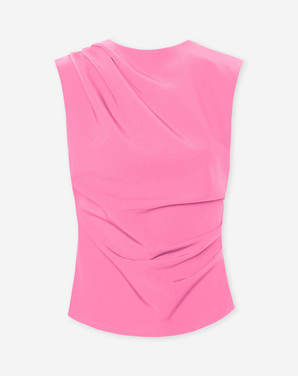 SOFIA RUCHED TOP ROZE
