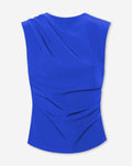 SOFIA RUCHED TOP ROYAL BLUE