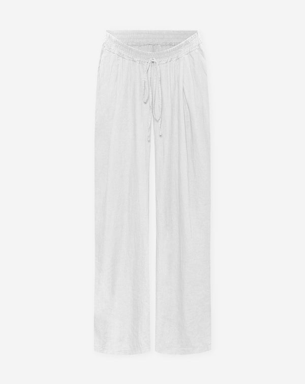 CARMEN LINEN WIDE LEG PANTS TALL MATERNITY WIT