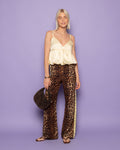 LEOPARD TAPE STRAIGHT LEG PANTALON BOTERGEEL