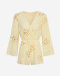 JODIE FLOWER PLAYSUIT BUTTER YELLOW