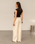 TAMAR CAP SLEEVE TOP DONKERBRUIN