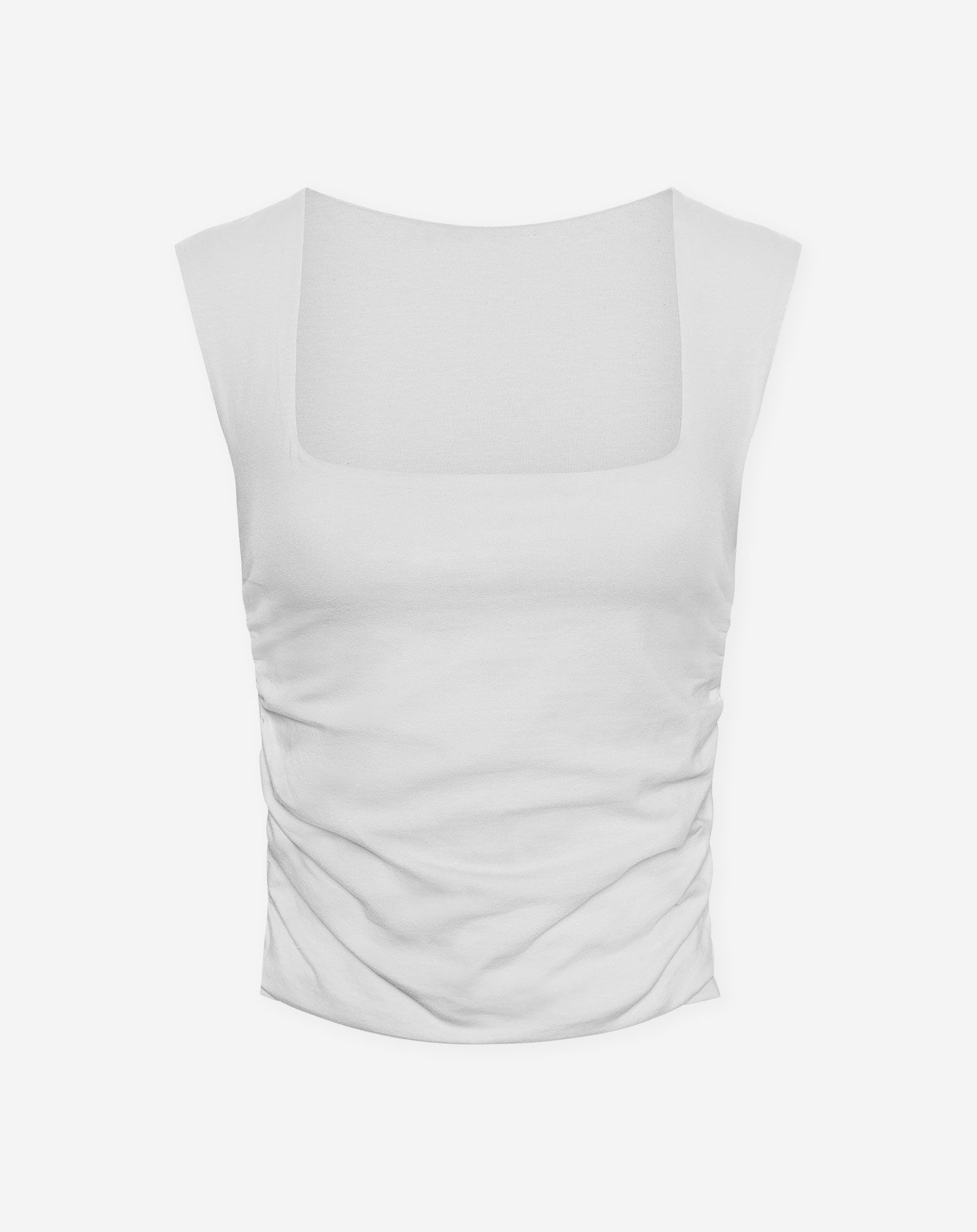 TAMAR CAP SLEEVE TOP WHITE