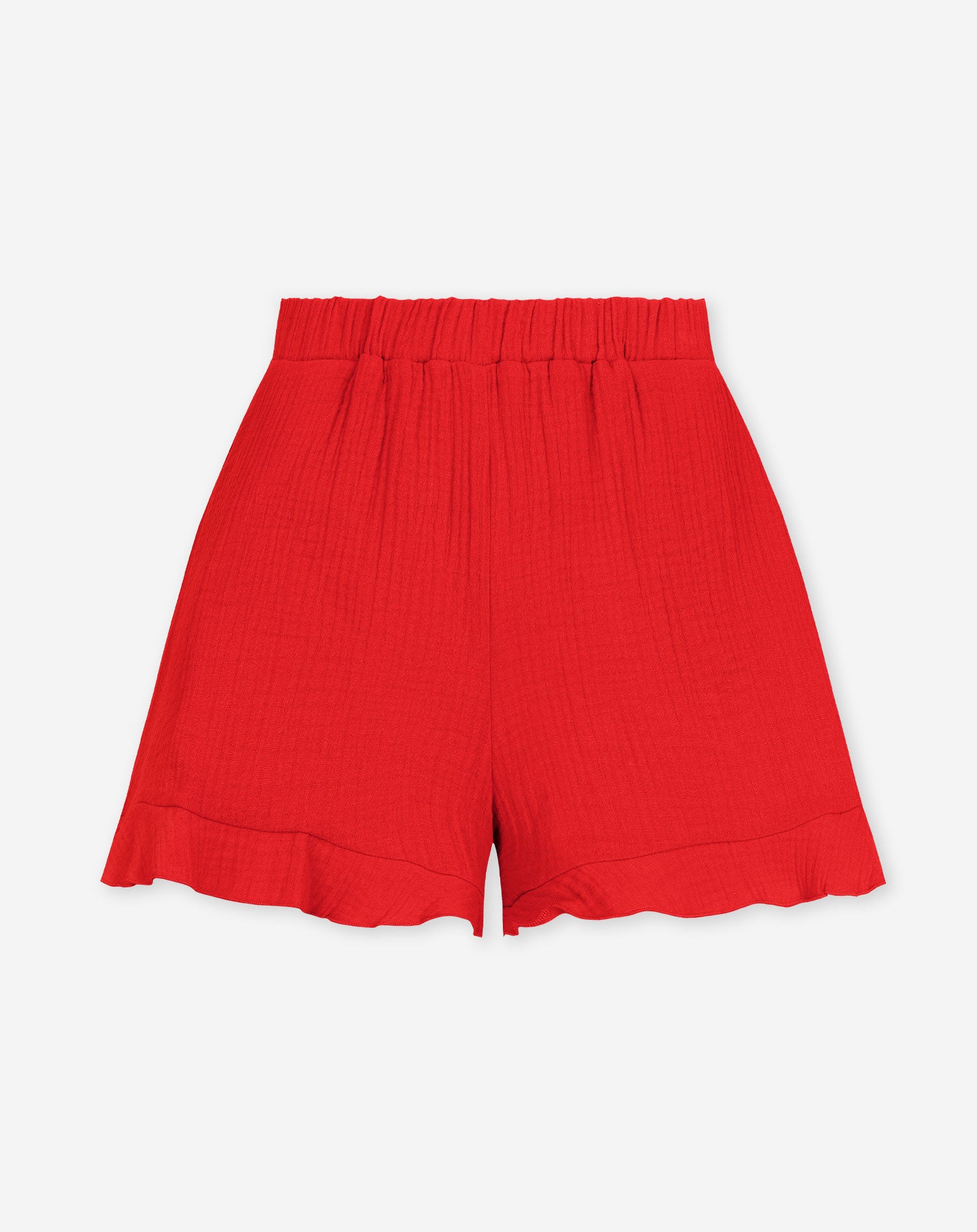 MOUSSELINE SHORTS RED
