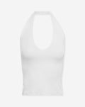 TAMAR HALTER TOP WHITE