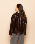 JULES LACQUER JACKET BRUIN