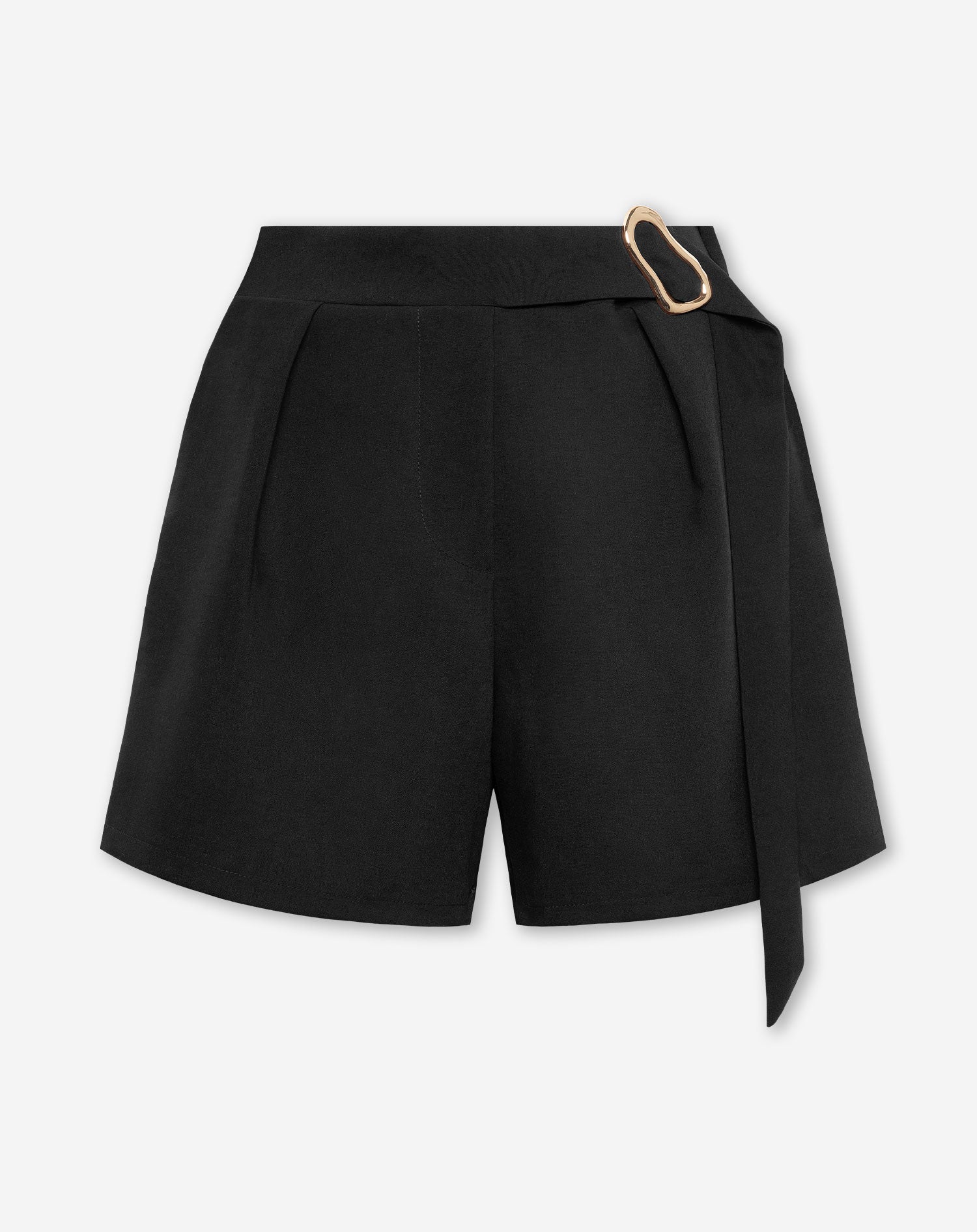 PHOEBE BUCKLE SHORTS BLACK