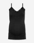 LACE V-NECK CAMI TOP MATERNITY ZWART