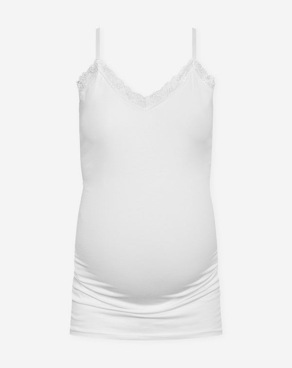 LACE V-NECK CAMI TOP MATERNITY WIT
