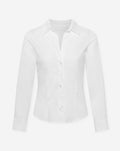 WAISTED POPLIN BLOUSE WIT