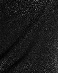 GLITTER HALTER TOP BLACK