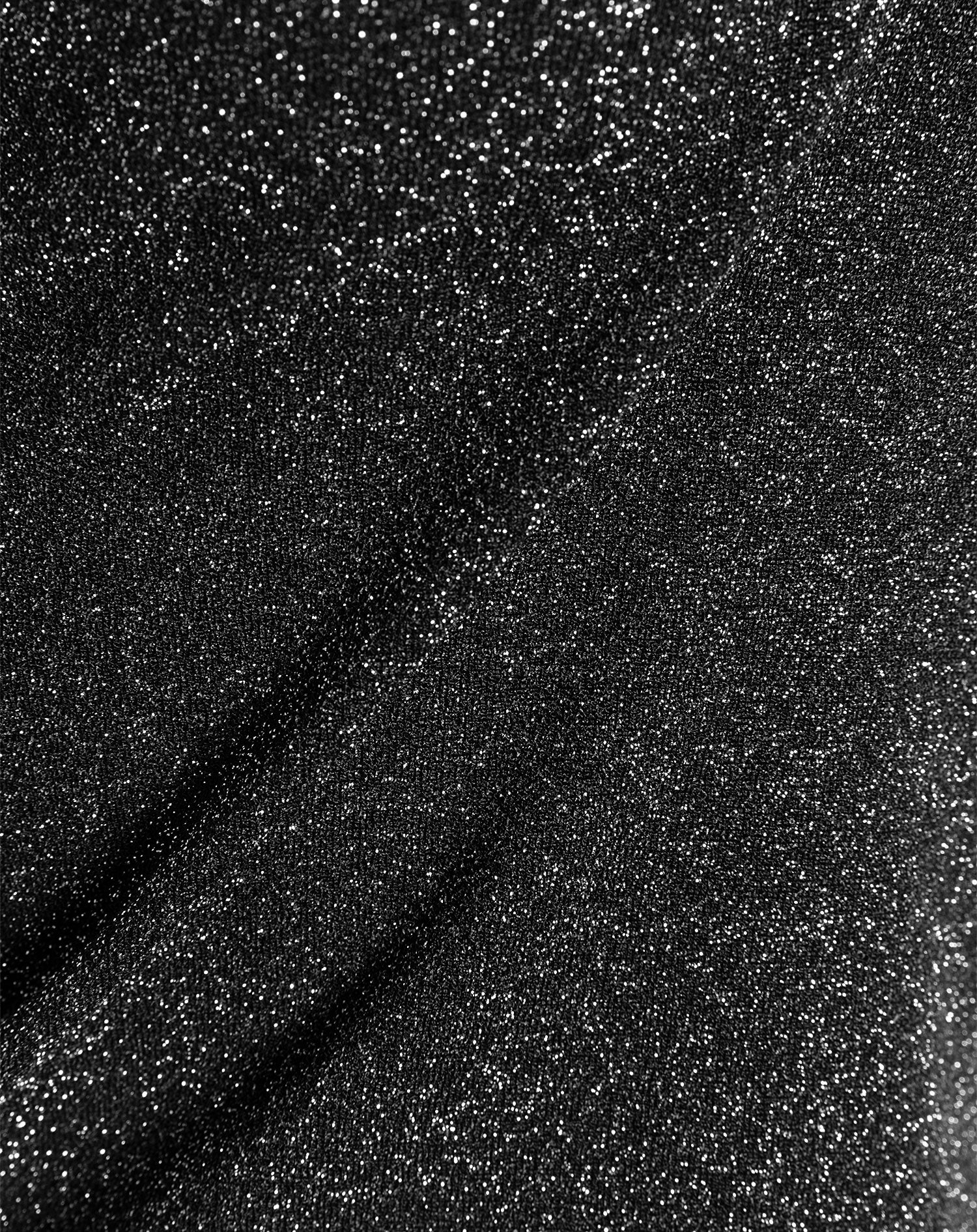 GLITTER HALTER TOP SILVER