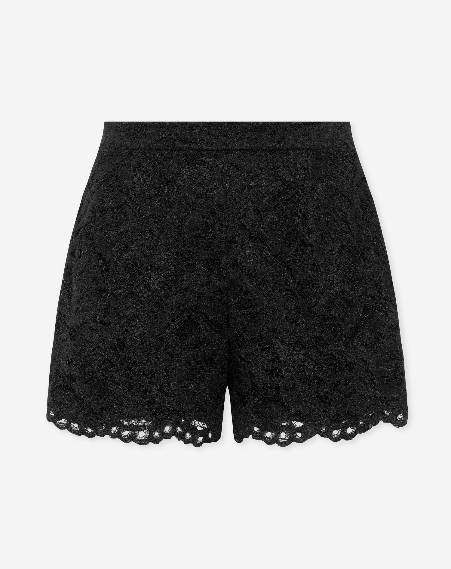 SOFT LACE SHORTS ZWART