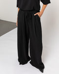 JULIE WIDE LEG PANTALON PETITE BLACK