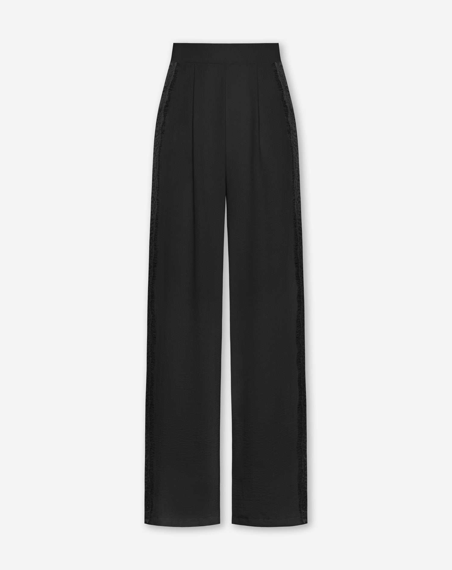 JULIE LACE TAPE PANTALON ZWART