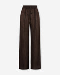 FANCY CHIFFON WIDE LEG PANTS BRUIN