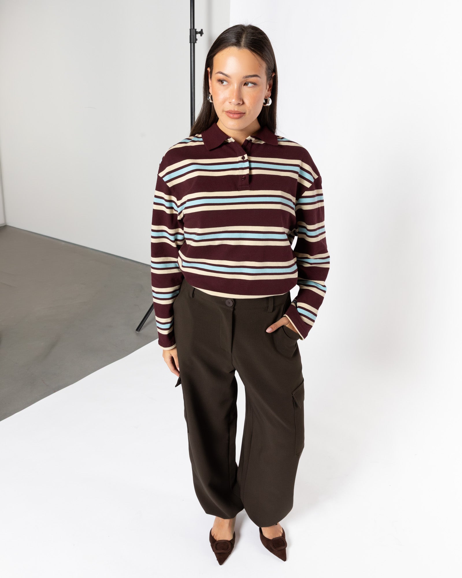 CARGO PANTALON BROWN