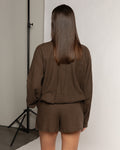 CARMEN LINEN SHORTS BRUIN