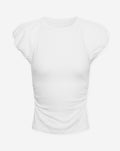 TAMAR BUBBLEHEM SLEEVE TOP WIT